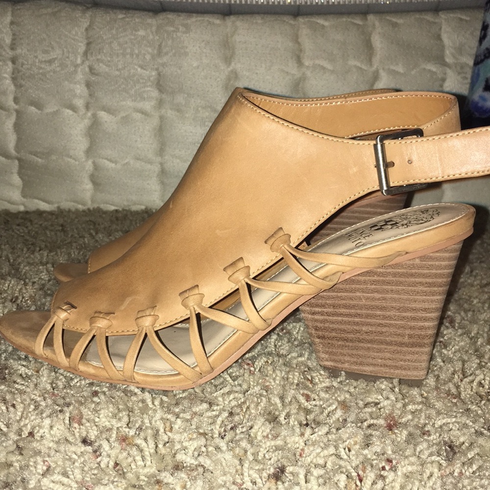 Vince Camuto tan heels